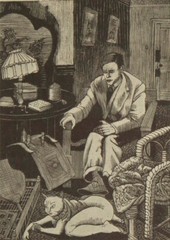 The Cat Wife [woodcut] : Tirzah Garwood : 1931 : Archival Quality Art Print