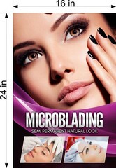 Permanent 23 Photo-Realistic Paper Poster Matte Non-Laminate Makeup Eye Vertical