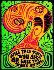 Psychedelic Public Health – Anti Drug Will They Turn On You 1970 POP Art Poster