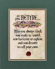 Retirement Blessing Print, Unframed, Green