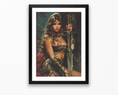 Barbarian Warrior Dark Fantasy Wall Art Medieval Fantasy Poster Epic Warrior