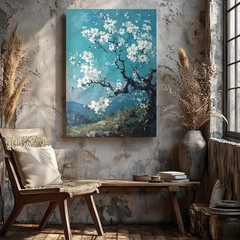 Vincent Van Gogh «Almond Blossom» Canvasspringtime Floral Art Print Wall Art