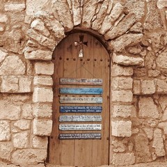 Portrait Christian Wall Art – 7 Rustic Signs with Inspirational Bible Verses