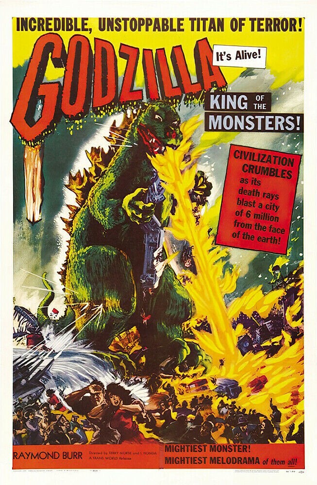 Godzilla – Classic Movie Poster / Print 11×17 inches king of the monsters horror
