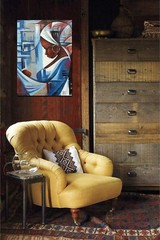 African American Wall Art Abstract Black Woman Picture Artwork Canvas Painting