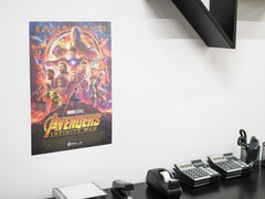 AVENGERS INFINITE WAR Wall Vinyl MOVIE Poster Print Removable & Reusable