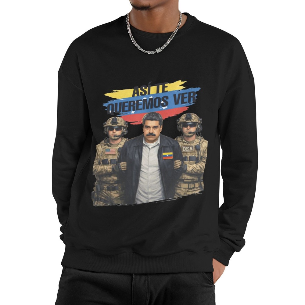 Venezuela Abajo Fuera Anti Maduro Protest Long Sleeve Sweatshirt