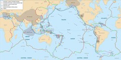 Map of Earths Tectonic Plates and Movements Home School Office Decor Wall Poster