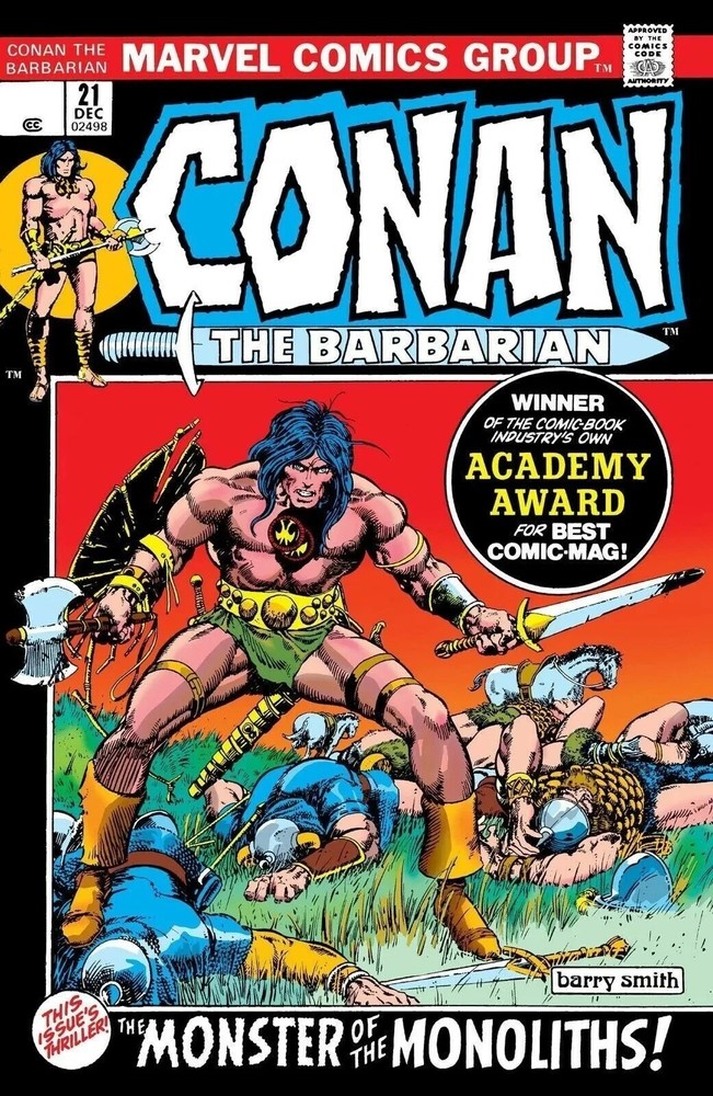 CONAN THE BARBARIAN #21 COMIC BOOK COVER Poster print 11″x17″ inches home decor