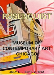 JAMES ROSENQUIST Museum of Contemporary Art Chicago 30.25″ x 22″ Poster 1972 Pop