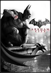 Batman Arkham City Gaming Poster | Matte Canvas Print – Multiple Sizes