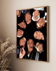 The Sopranos Iconic Poster, Movie Poster, No Framed