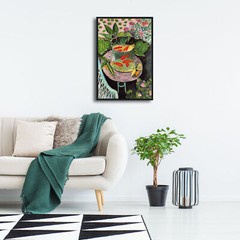 Framed Canvas Wall Art Goldfish by Henri Matisse Colorism Aesthetic Abstract Art