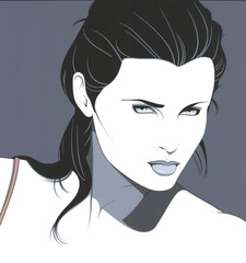 PATRICK NAGEL Commemorative #14, 1986