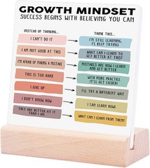 Growth Mindset Classroom Poster Learning Motivation Educational Wall Art Only