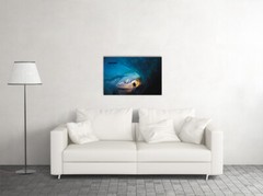 Giant Wave Girl Sea Surfing Sports Surf Riding Wall Art Home – POSTER 20×30