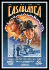 Casablanca Aniversary Movie Poster Print & Unframed Canvas Prints