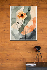 BOHO NEUTRAL ABSTACT WALL ART PRINT/CANVAS POSTER 8 OPTIONS FREE SHIP A54
