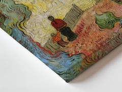 Vibrant Impressionist Canvas Wall Art Featuring Trees And Figures In Color Home