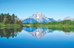Oxbow Lake Grand Teton National Park Full-Color Poster/Print High Quality
