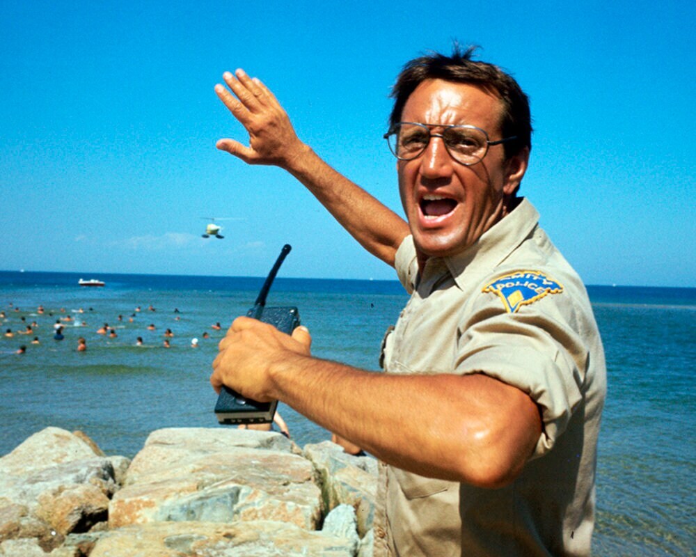 Chief Brody Jaws Movie Photo Print Poster Roy Scheider