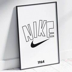 Set of 3 Nike Shoes Art pieces canvas wall art home decor