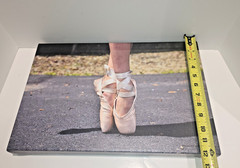 Ballet Dancer, Canvas Wall Art, 12×18 inches, Photo by a Local photographer, NEW