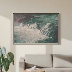 Hiroshi Yoshida Rapids Canvas Print – Japanese Wall Art