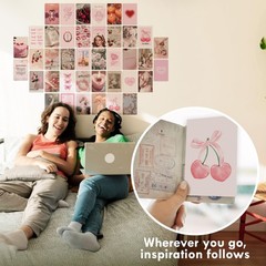 97 Decor Pink Coquette Room Decor Aesthetic – Coquette Wall Decor, Coquette P…