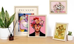 16 PCS Framed Eclectic Wall Art Decor, Modern Maximalist Home Gallery Wall Fr…