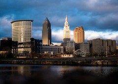 Cleveland Ohio Skyline City Scape Building POSTER PICTURE PHOTO PRINT