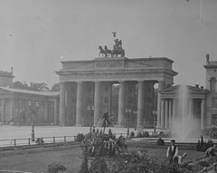 Brandenburg Gate in Berlin Germany 1900 Photo Print