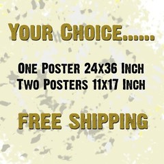 1975 Jaws German Version Classic Movie Poster 11×17 or 24×26 Inch Size