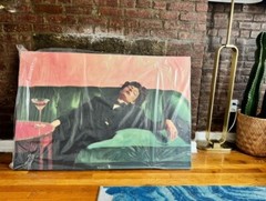Canvas wall art – Woman with Martini – 32×48″