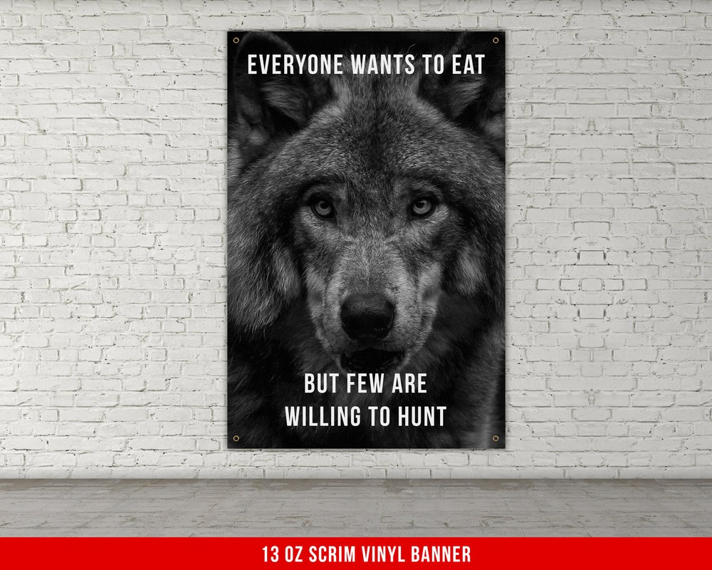 Home Gym Motivational Banner – Large Quote Wall Decor