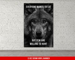 Home Gym Motivational Banner – Large Quote Wall Decor