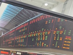 Vintage Chicago Trading Floor Panoramic Photo Framed Wall Art – Futures Trading