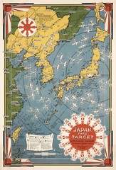Pictorial WWII Battle Map of Japan Military War History Home School Wall Poster