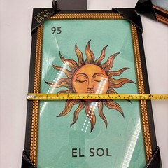 Sapna Shah Loteria El Sol La Luna Framed Art Set 2 Sun Moon Celestial