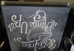 «Lets Mix Things Up» Whisk Bowl Baking Canvas Wall Art Kitchen Decor Wood 12×12″