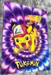 Pokémon-Pikachu-3D Poster 3D Lenticular Flip Effect,3 In One