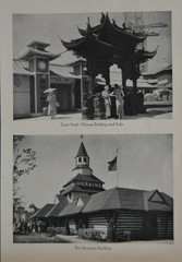 Antique Art Print Chicago Worlds Fair Hall of Science 1933 American History