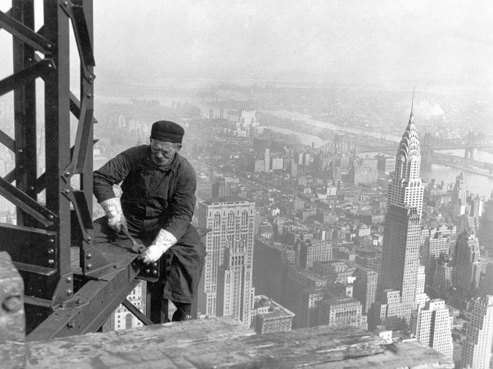 10852.Decor Poster.Room wall Art design.Empire State building B&W photograph