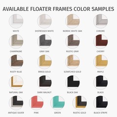 Floater Frame 5×5 for 1-1/2 (1.5) inch Deep Canvas Paintings/Canvas Prints/Wo…
