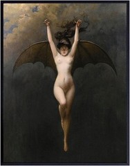 Gothic Wall Decor for Women 11×14 – Creepy Bat Wall Art for Wicca, Wiccan, Gypsy