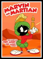 Marvin The Martian Movie Poster Print & Unframed Canvas Prints