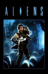 AA0219 Aliens Film By James Cameron 1986 Black Movie Poster 11×17