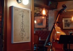 Set of 8 Jazz Instruments Patent Wall Art Prints (8×10) Gifts for Musicians