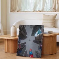 Times Square New York City Skyline Canvas Wall Art Modern Urban Cityscape Home