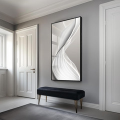 Large Modern Abstract Vertical Wall Art for Living Room – 30×60 In